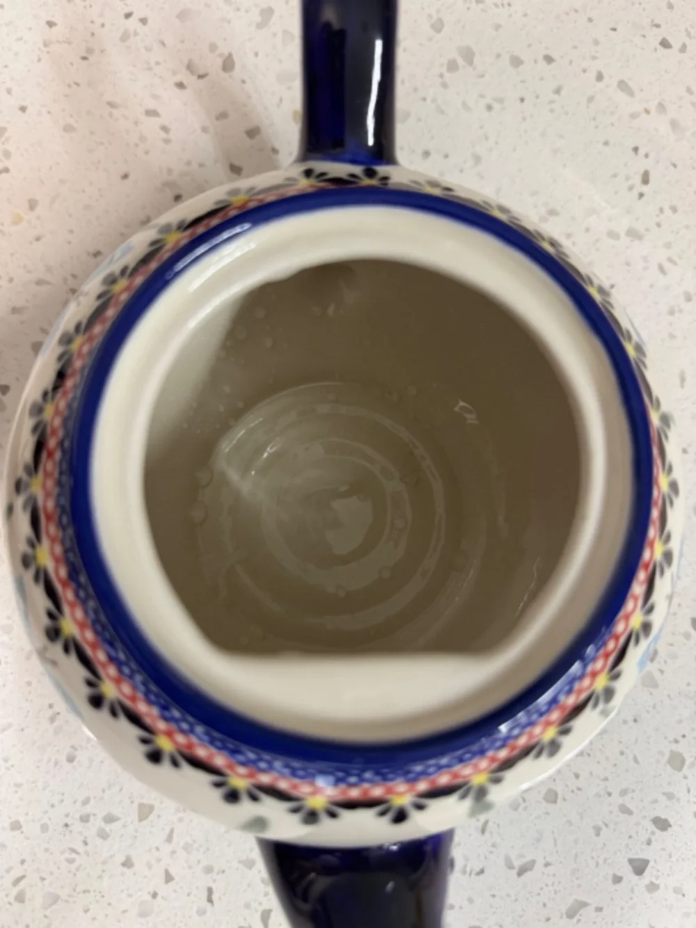 Unikat Hand Painted Polish Pottery Teapot